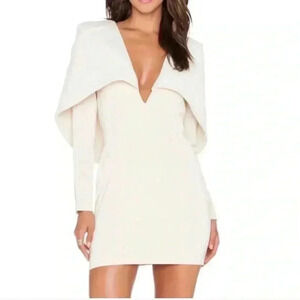 Asilio Almost Famous Two Tone Cape Mini Dress NWT Size S/8